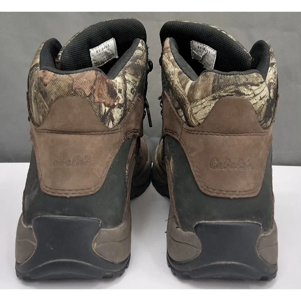 Cabela’s GORE-TEX Camo Hunting Boots Men's Size 12 D Waterproof 81-8431 Used